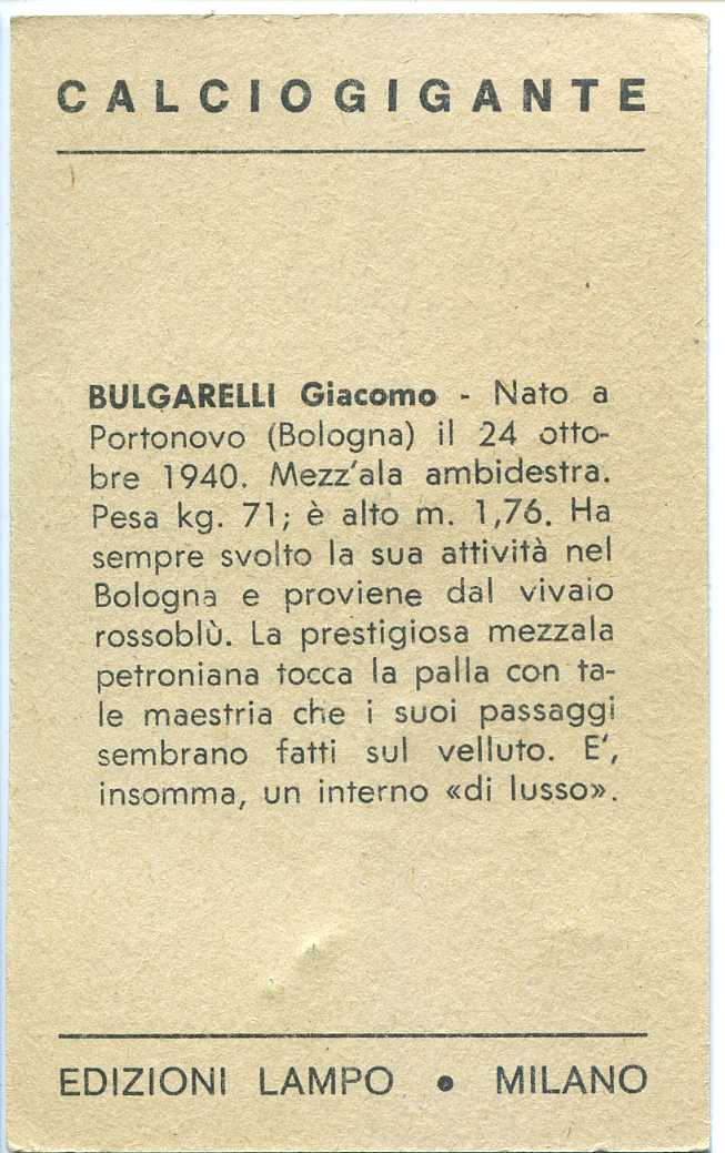 bulgarelli lampo r